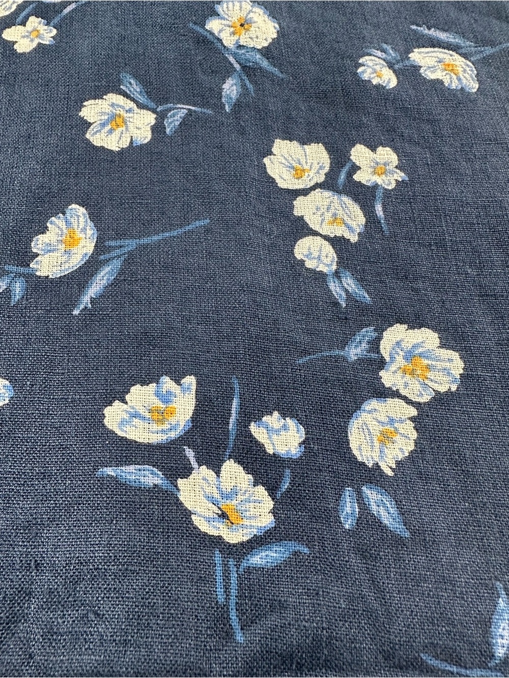 Denim & Flower Ricky Singh Resort Wear Floral Linen Mens Short Sleeve Shirt Sz M - Picture 4 of 7
